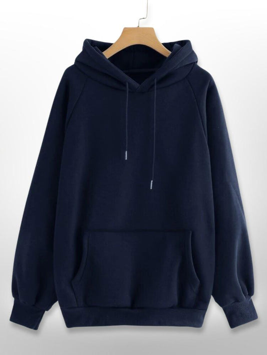 BASIC NAVY HOODIE