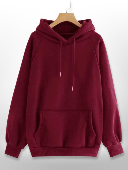 BASIC MAROON HOODIE