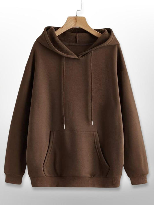 BASIC BROWN HOODIE