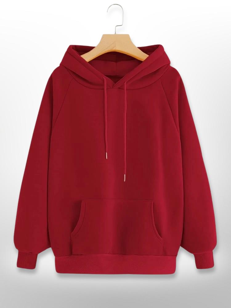 BASIC RED HOODIE