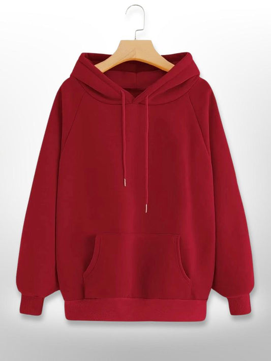 BASIC RED HOODIE